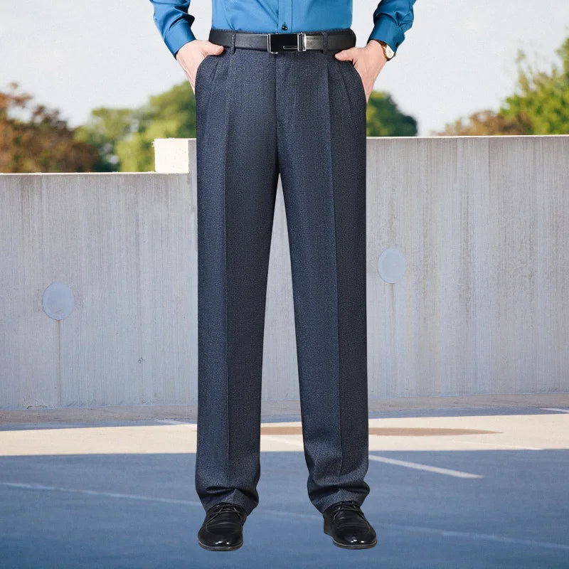 Men's trousers, men's clothing, men's pants, high-waisted trousers, spring/summer trousers, British streetwear style, casual office trousers
