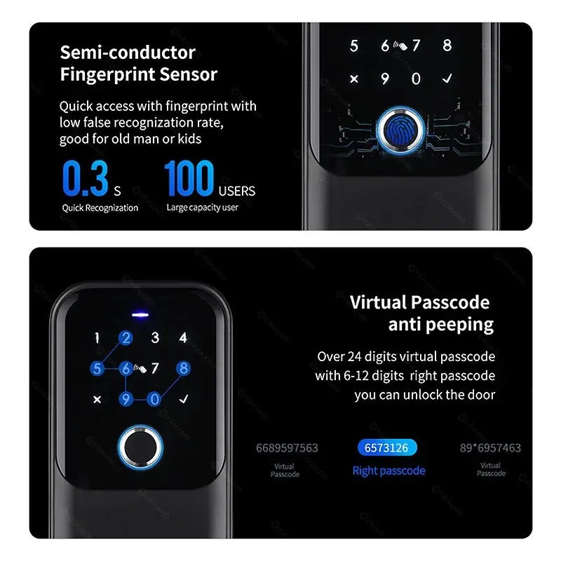TTlock-Boîte de verrouillage à clé intelligente, sans fil, électronique, application, code numérique, Bluetooth, coffre-fort pour hôte
