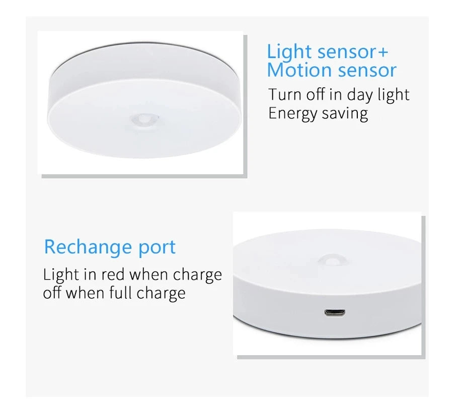 Veilleuse LED aste sans fil pour enfants, mini lampe de chevet portable, détecteur de mouvement, bébé