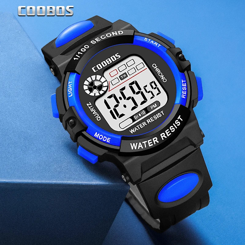 Sport enfants montres mode LED montres numériques pour enfants bracelet en Silicone étanche lumineux filles garçons horloge cadeau reloj niNo