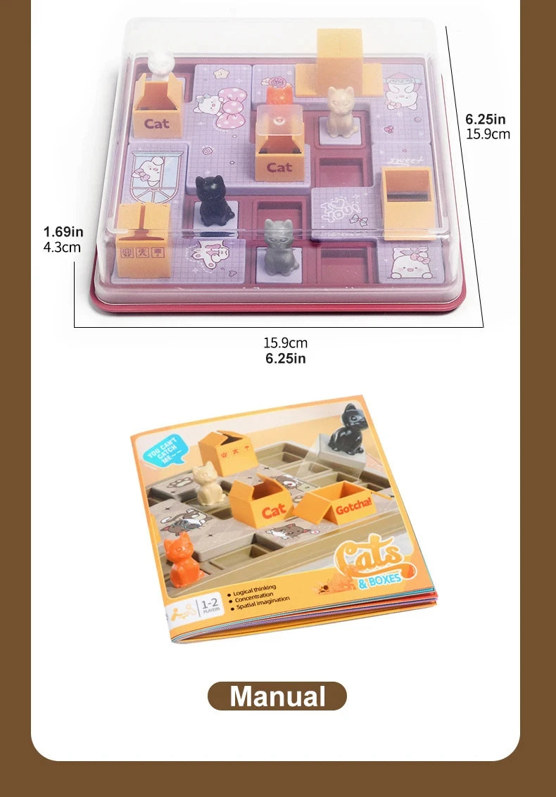 Jouets pour enfants, jeu de société d'entraînement à la pensée logique, puzzle labyrinthe, activités de voyage, jouets éducatifs, jeu interactif Parent-enfant