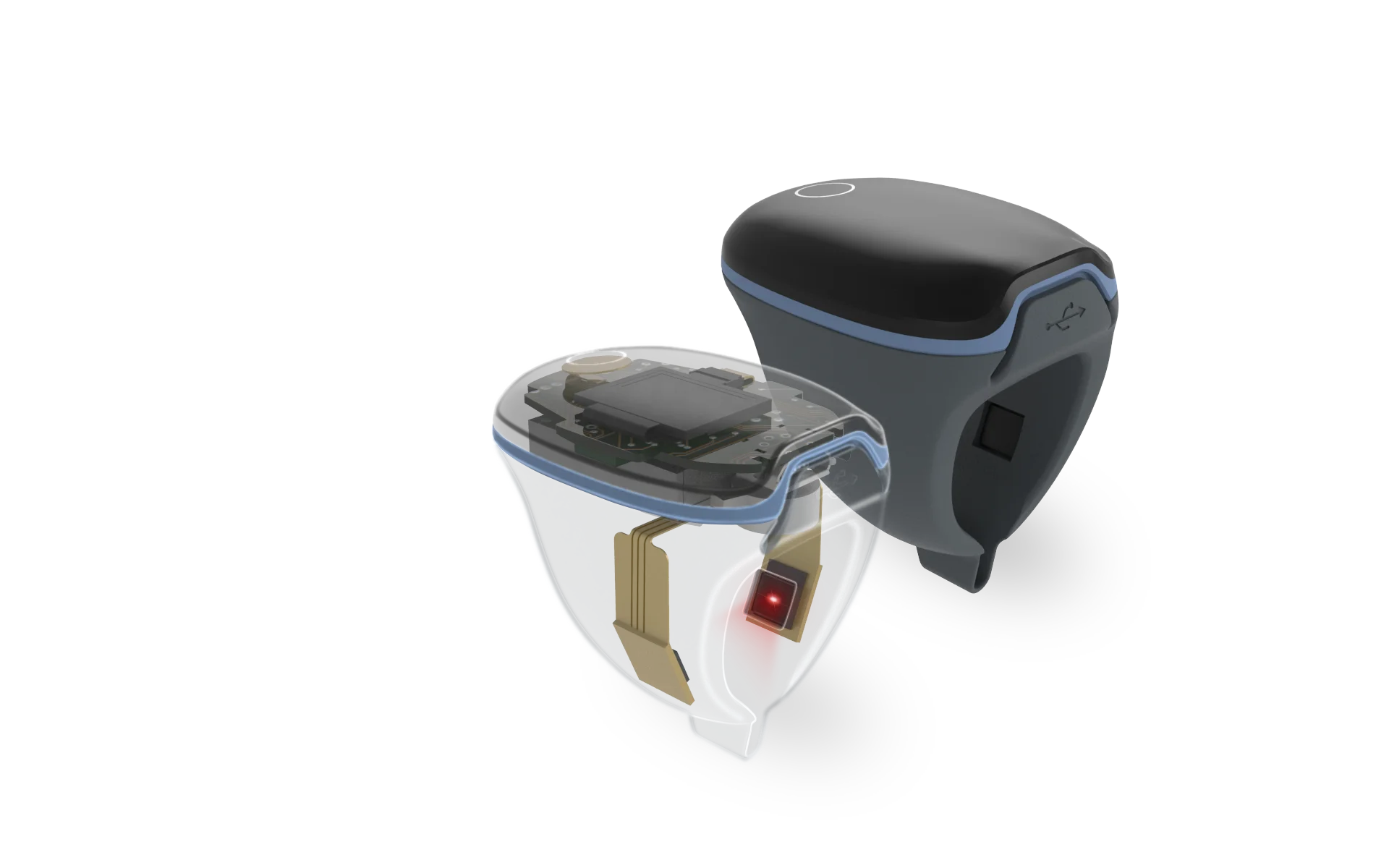 Oxymètre de sommeil Bluetooth Lepu, analyse de date, saturation en oxygène, appareil d'oxymétrie de nuit pendant le sommeil