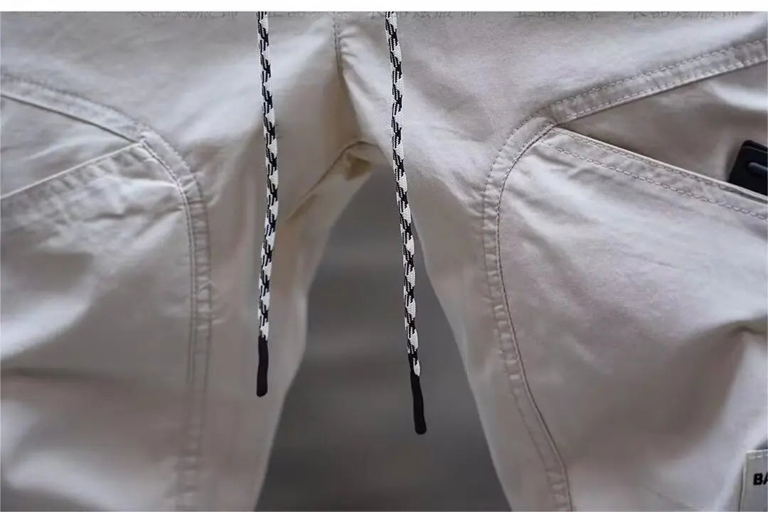 Men's breathable harem pants, men's clothing, 2024 new men's casual pants, straight leg pants