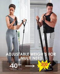 Bande élastique de résistance pour butin de Fitness, 300lb, entraînement pour l'entraînement à domicile, exercice de Sport, ensemble de harnais d'haltères, équipement d'extension