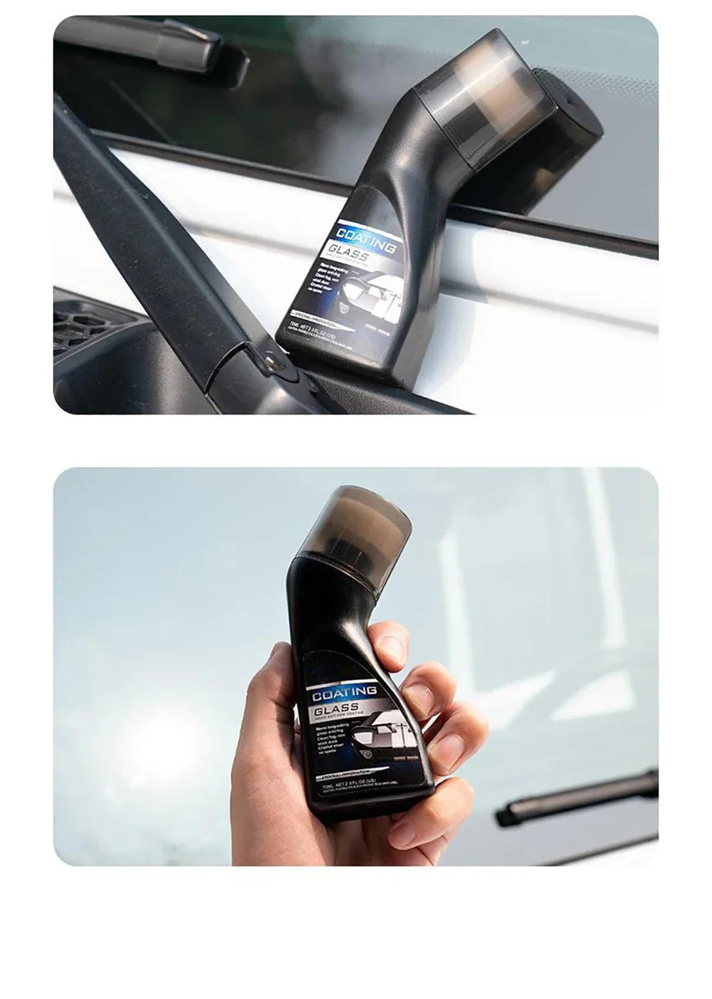 Agent Anti-buée pour moto, essuie-glace pour lentille de casque, rétroviseur, liquide en verre, Spray répulsif pour pare-brise, accessoires de voiture