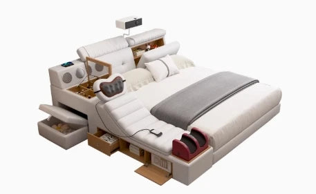 Lits minimalistes uniques lecture fantaisie King commodes de couchage lits Massage Muebles intelligents Para dortoir meubles de chambre