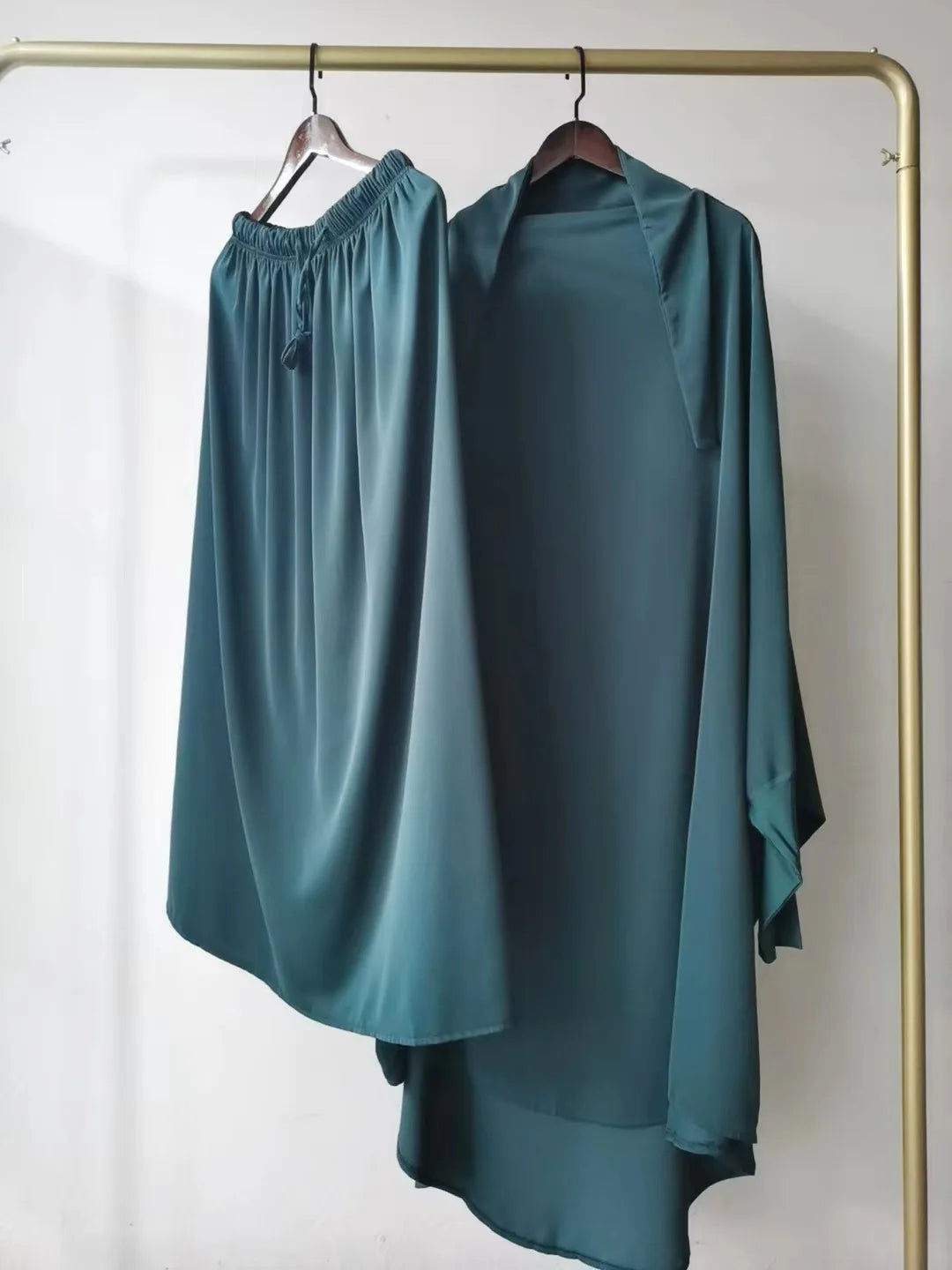 Abayas du Ramadan pour femmes musulmanes, ensemble de 2 pièces, robe Hijab, vêtement de prière, Abaya, longue tiens imar, robe arabe, vêtements islamiques