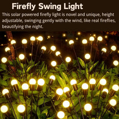Lumières extérieures lampe de jardin solaire LED luciole prise de terre lampe IP65 étanche pour paysage cour vacances lumière décor
