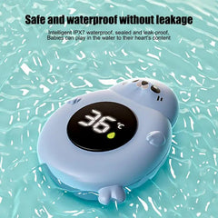 Compteur de température de l'eau, thermomètre de bain pour bébé, pour enfants, nouveau-nés, tout-petits, étanche, sécurité, jauge de température numérique, jouet flottant