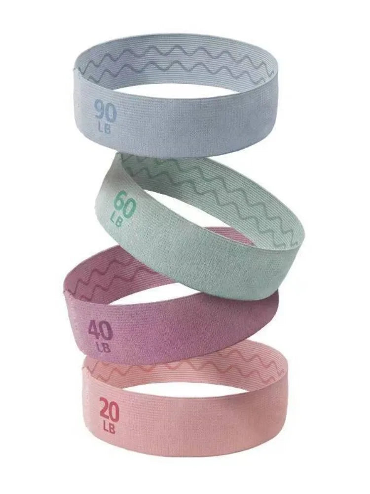 2025 bandes élastiques en tissu bandes de résistance de forme physique Yoga Pilates bandes d'extension de cercle de hanche entraînement de gymnastique équipement d'entraînement à domicile