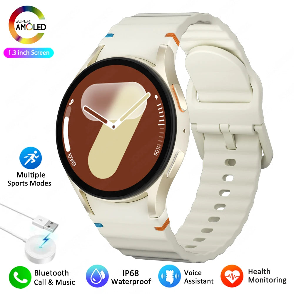 2025 nouvelle montre intelligente 7 Mini femmes GPS mouvement piste NFC AMOLED affichage boussole jeux de fréquence cardiaque Bluetooth appel montre étanche