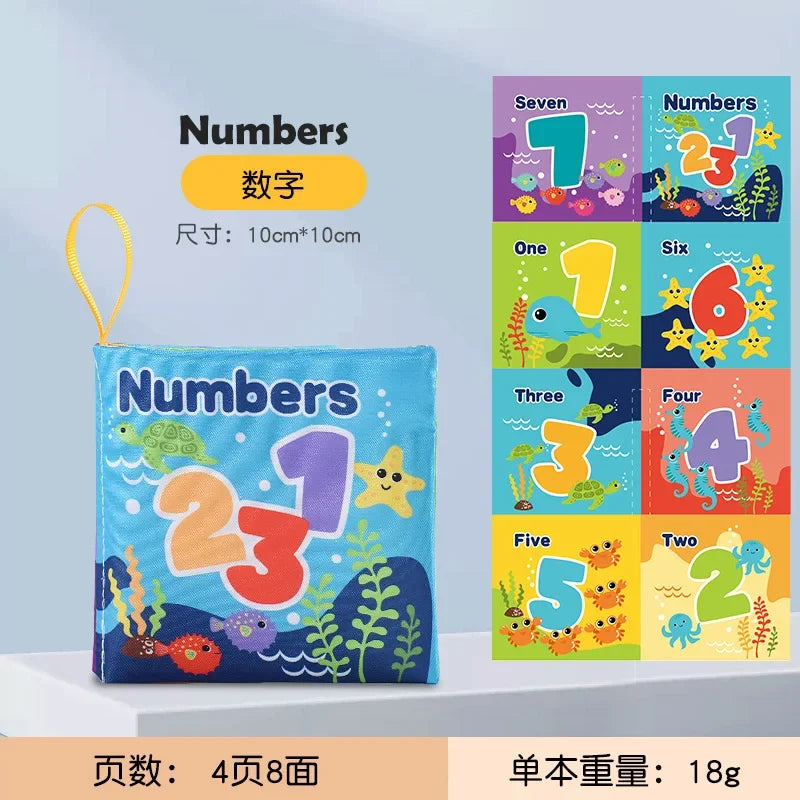 Livre de grillades doux pour enfants, jouets pour enfants précoces, son de bruissement, fruits, nombres d'animaux, moyens de transport alimentaires
