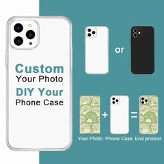 Creative custom phone case for iPhone, personalized photo case for iPhone 16, 15, 14, 13, 12, 11 Pro Max, Mini, X, XS, Poly, 8, 7 Plus, SE, Design