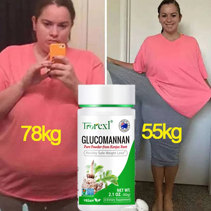 Poudre de glucomannane 100 pièces, perte de poids | bobines alien & bobines arien | Sans OGM, Sans Gluten