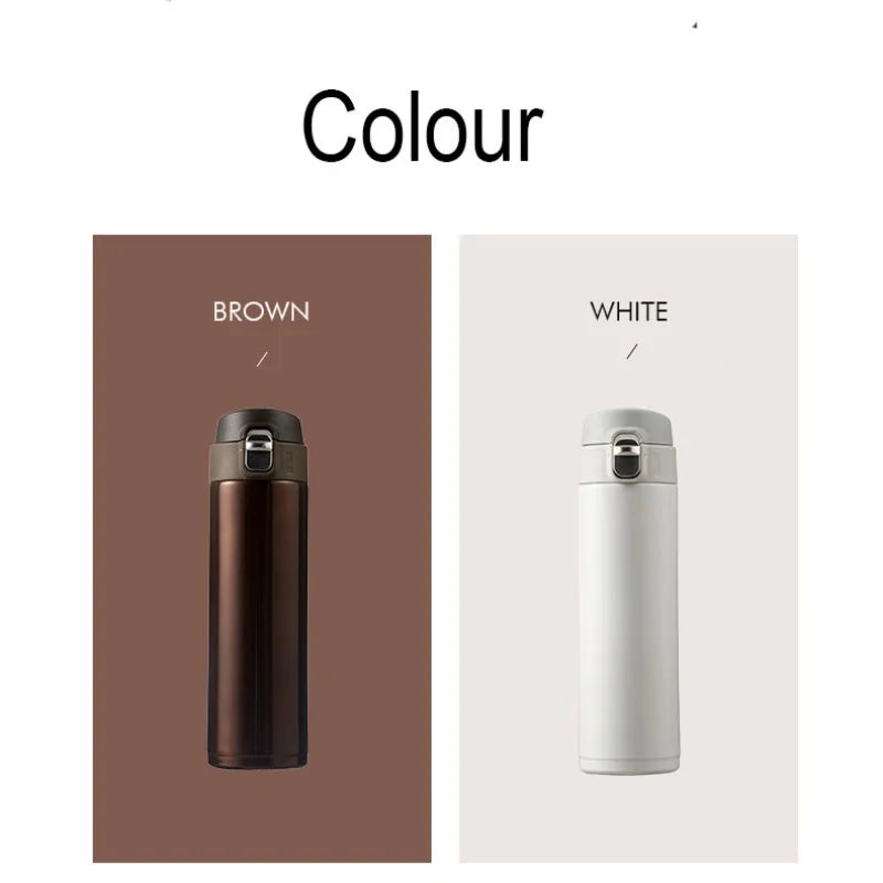 Les étudiants vont à l'école tasse Thermos couverture de balle créative tasse d'eau potable directe Simple couleur unie Durable et pratique
