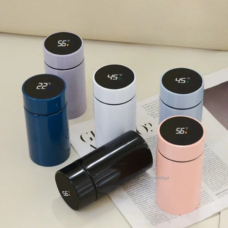 Bouteille d'eau Thermos intelligente de 200ML, affichage Intelligent de la température, flacons sous vide en acier inoxydable, avec filtre, tasse en T