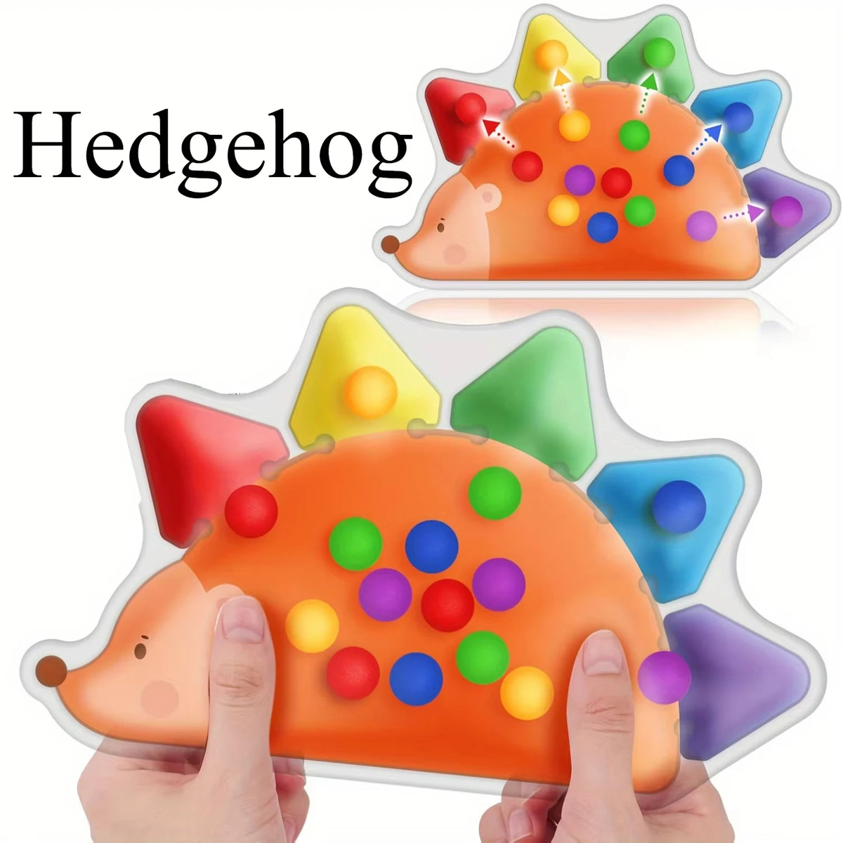 Jouets de tri des couleurs, jouets sensoriels pour les tout-petits, jeux de motricité Fine, jouets d'apprentissage Fidget, jouets hérisson Montessori assortis aux couleurs