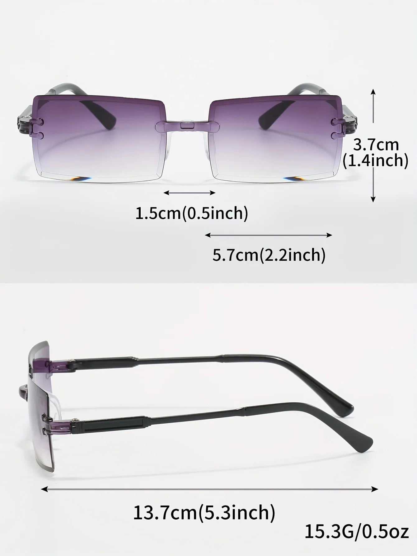 Lunettes de soleil rectangulaires pour femmes et hommes, 6 pièces, mignonnes, couleur bonbon, nuances décoratives, UV400