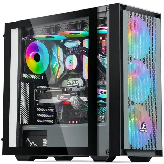 PC de jeu avec processeur A8-7680/512G SSD/16GB RAM 3200 mo DDR3/Windows 11 HD graphiques blanc pc gamer jeu mini pc