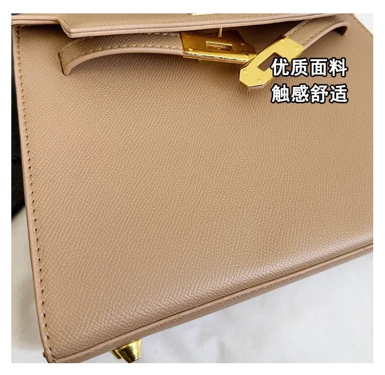 New trendy, unique, classic and luxurious brand - High-end design - Pure color - Unique platinum shoulder bag 