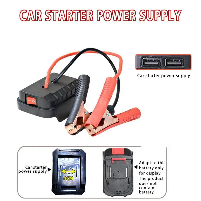 Batterie de démarrage de saut, boîte de cavalier Portable, démarreur de saut au Lithium, charge rapide, Booster automobile, batterie puissante