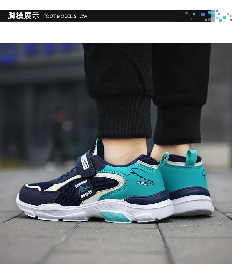 Chaussures pour enfants garçon baskets au printemps et en automne avec surface respirante antidérapante élève cuhk garçon garçon chaussures de mode
