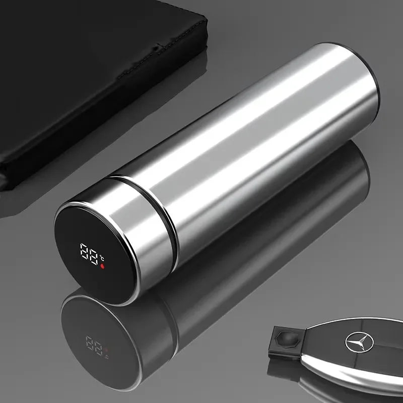 Thermos intelligent en acier inoxydable – Tasse de voyage sous vide à affichage LED (gobelet à thé à café chaud/froid à double température)