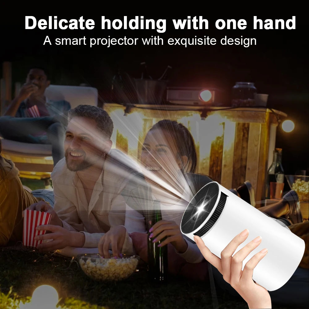 Transpeed-Projecteur portable AllwinnerH713, Android 11, WiFi 6, 260ANSI, 1280x720P, 4K, 180 °, BTpig flexible, Home Cinema, Extérieur, Provaincu