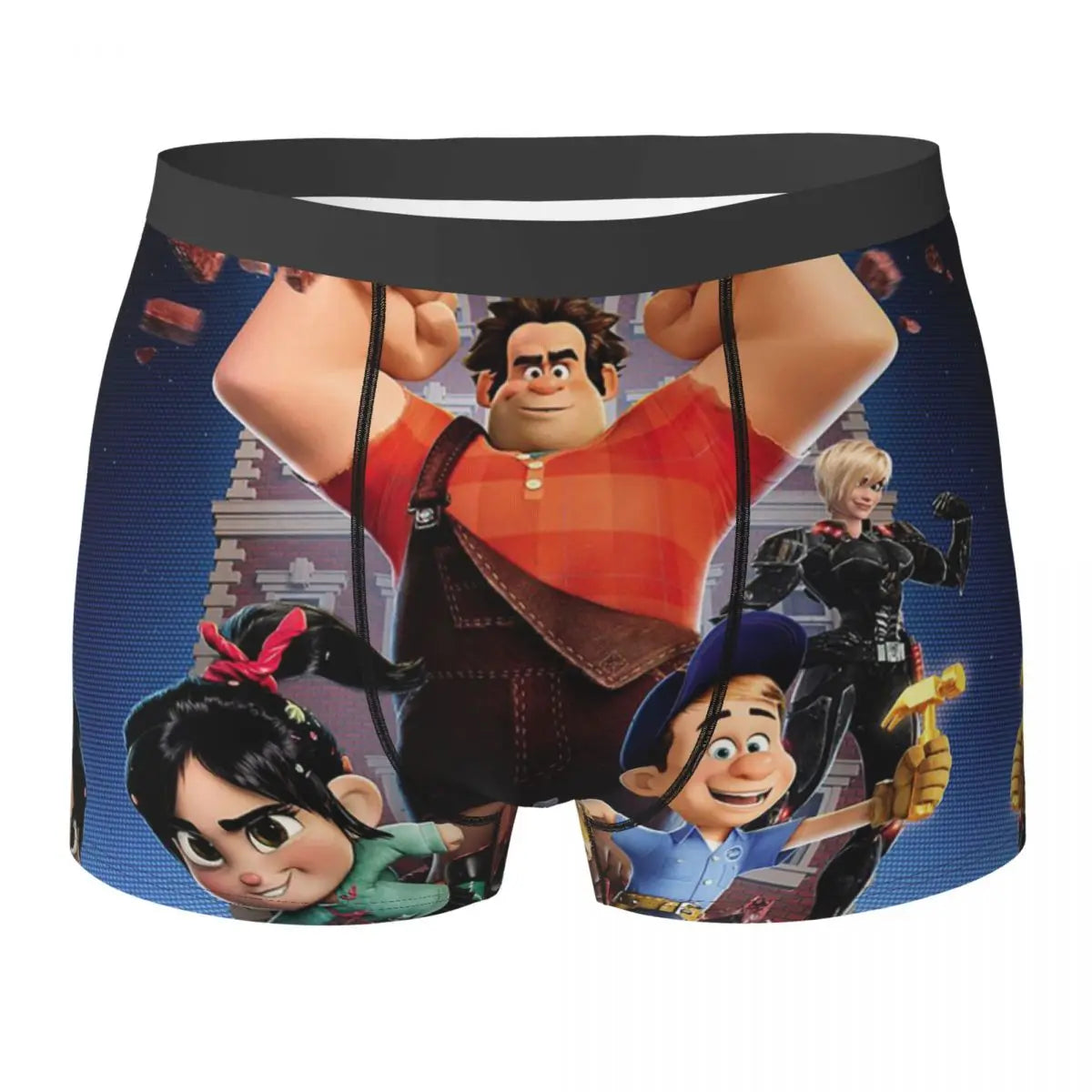 Wreck-It Ralph Men's Boxer Briefs, Breathable Underwear for Men, Boyfriend Gift