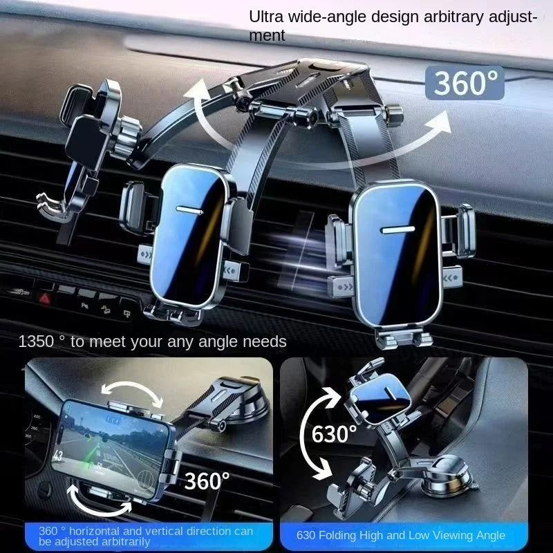 Support pour voiture téléphone portable 2025, nouveau tableau de bord de commande centrale de voiture, clip de navigation dédié, cadre de support fixe anti-secouement