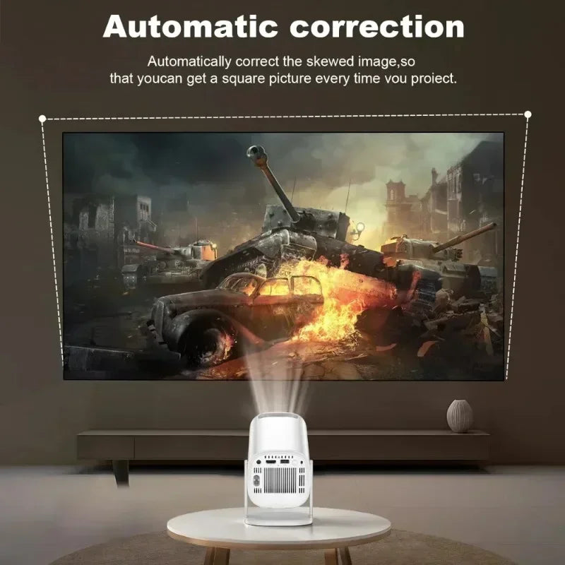 Projecteur intelligent P30 Android 11, WiFi 6, 4K, 1080P, prise en charge vidéo, système de divertissement domestique Portable natif 1280x720P