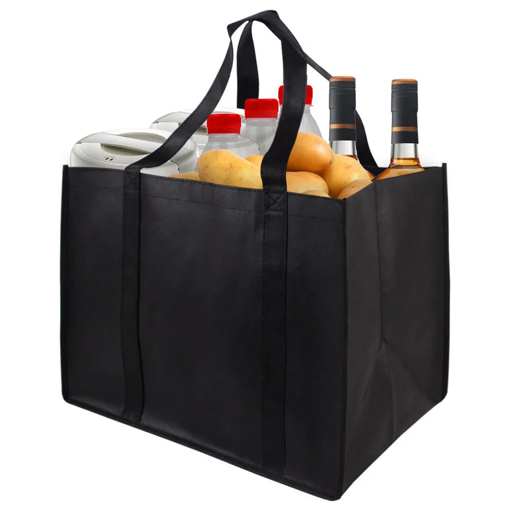 Sacs de courses réutilisables pour femmes, portables, pliables, écologiques, sac à main robuste, fourre-tout Simple de grande capacité