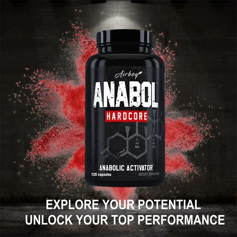 Supplément Anabol Hardcore - Suppléments de renforcement musculaire anabolique qui favorisent la synthèse musculaire et augmente la force
