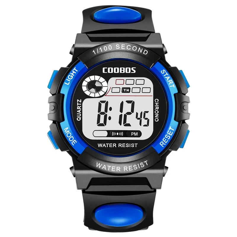 Sport enfants montres mode LED montres numériques pour enfants bracelet en Silicone étanche lumineux filles garçons horloge cadeau reloj niNo
