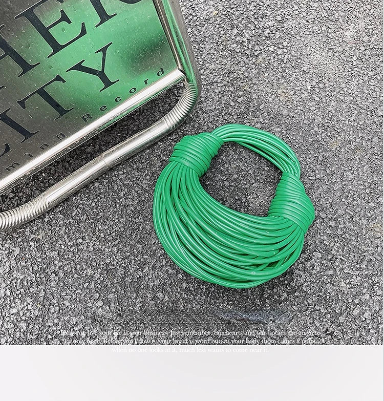 Sacs à main pour femmes 2025 nouveau en or marque de luxe de créateur sacs à nouilles tissés à la main corde nouée tiré Hobo argent pochette de soirée