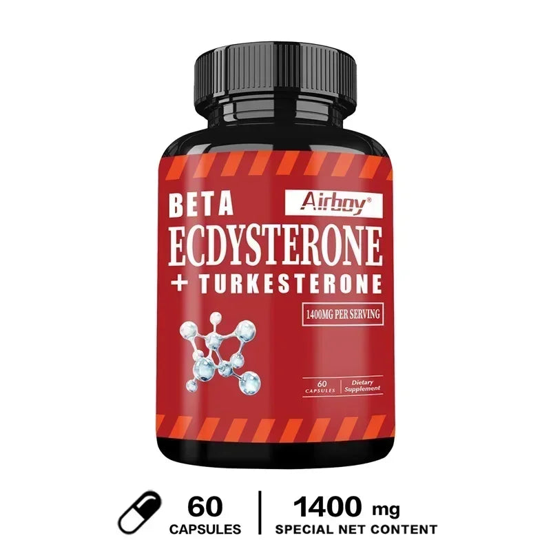 Suppléments Beta Ecdysterone et Turkesterone – Améliore l'endurance des exercices, augmente la masse musculaire et la masse musculaire magre