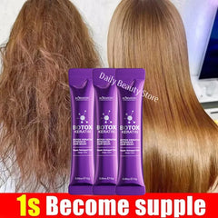 Masque capillaire magique à la kératine, réparation en 5 secondes, cheveux crépus endommagés, doux, lisse, brillant, Nutrition, hydratant en profondeur, nourrissant, soins capillaires