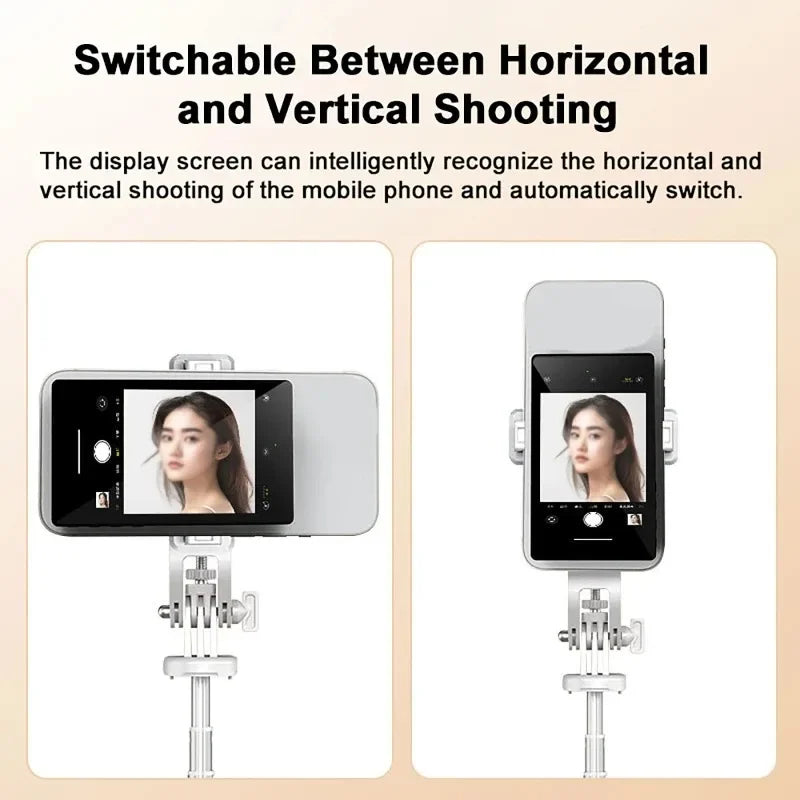 Écran de moniteur magnétique sans fil pour Smartphone Vlog, diffusion en direct, enregistrement vidéo, caméra arrière de téléphone, Selfie