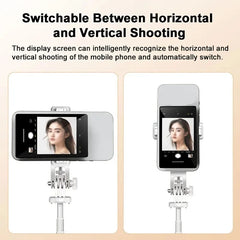 Écran de moniteur magnétique sans fil pour Smartphone Vlog, diffusion en direct, enregistrement vidéo, caméra arrière de téléphone, Selfie