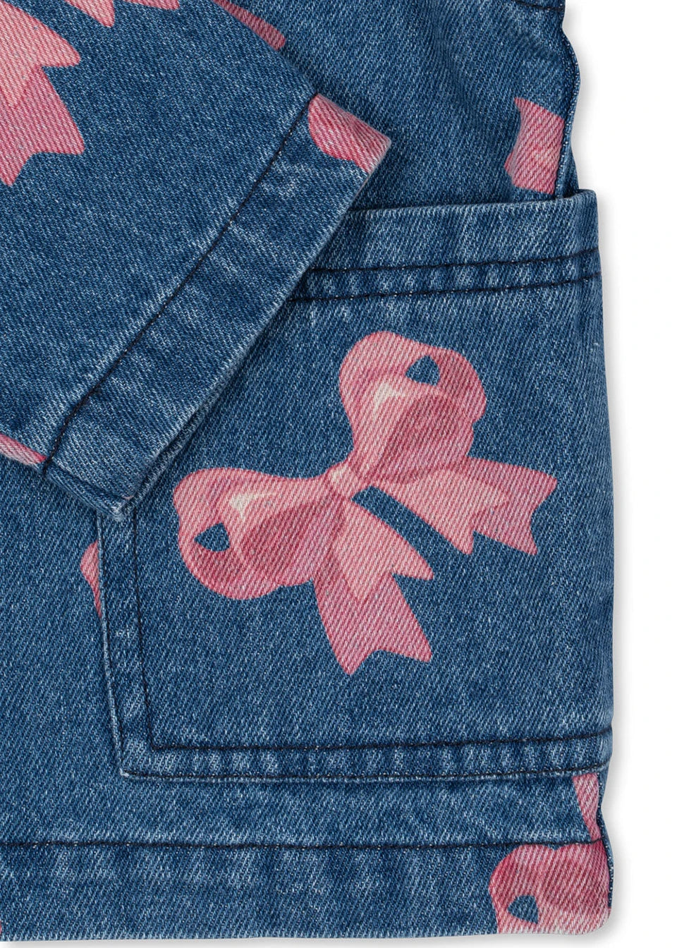 Robe imprimée mignonne pour filles, ensemble de vêtements pour tout-petits, veste à bretelles en jean, robes à enfiler en denim pour enfants, pantalons en jean combiné, marque KS, 2024