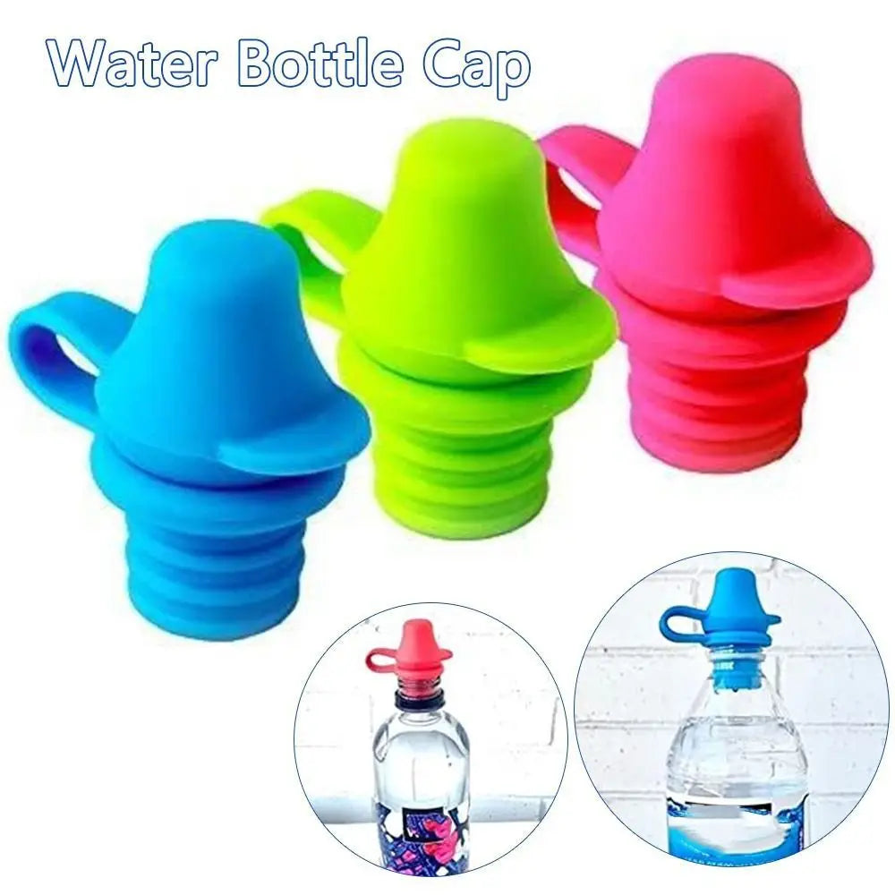 Bouchon de bouteille d'eau en silicone pour bébé, couvercle HI, adaptateur de bec supérieur, remplacement de couvercle de bouteille anti-déversement pour enfants et adultes