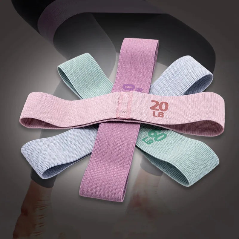 Bandes élastiques en tissu bandes de résistance de forme physique Yoga Pilates bandes d'extension de cercle de hanche boucles d'entraînement de gymnastique équipement d'entraînement de Yoga