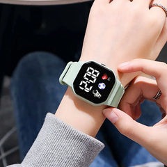 Montre de Sport pour enfants, numérique, Spaceman, bracelet en Silicone, étanche, électronique, cadeaux pour garçons et filles