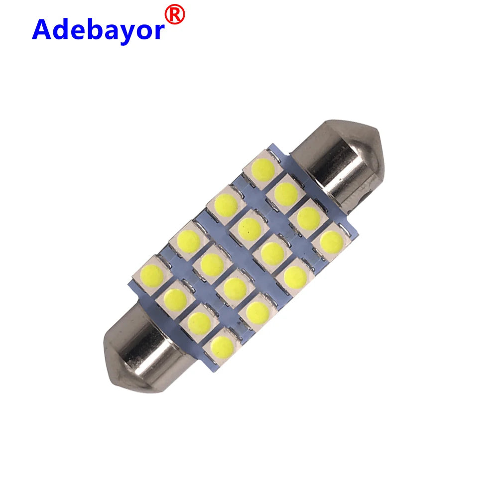 Festoon 1210 16smd 1pcs T5 1SMD Car Cob LED Lights, Auto Side Wedge Prada Board Gauge
