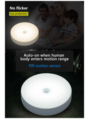 Veilleuse LED aste sans fil pour enfants, mini lampe de chevet portable, détecteur de mouvement, bébé