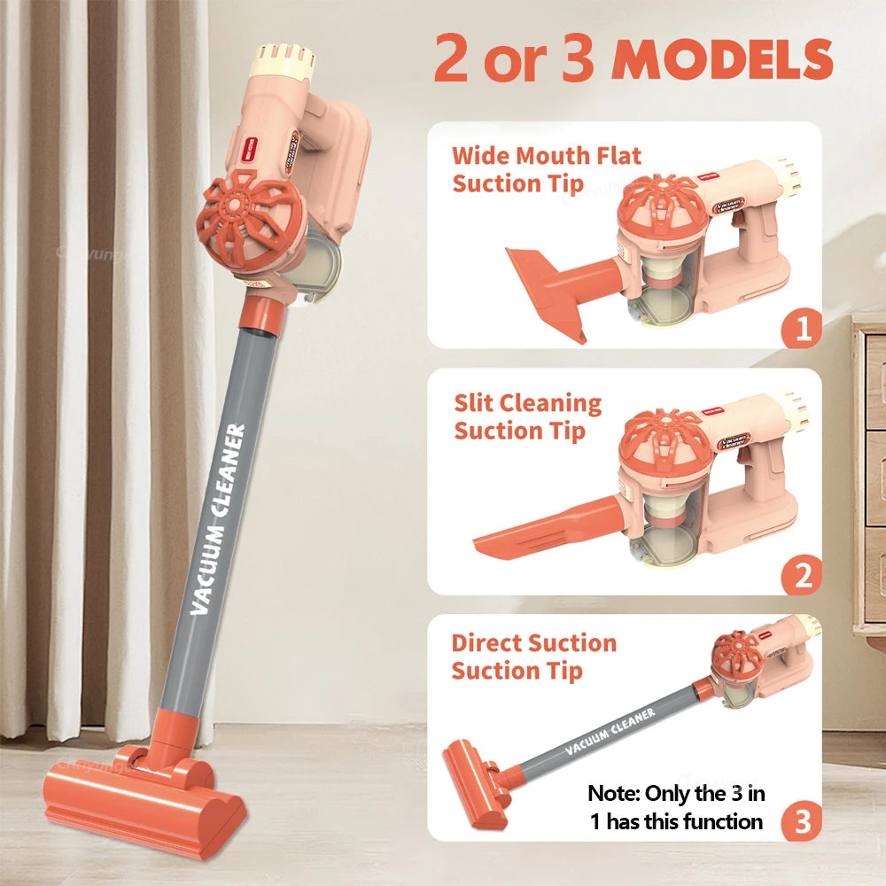 Ensemble d'aspirateur électrique de Simulation pour enfants, jouets de jeu de Simulation pour tout-petits, jeu de rôle, jouet éducatif pour filles et garçons, cadeaux