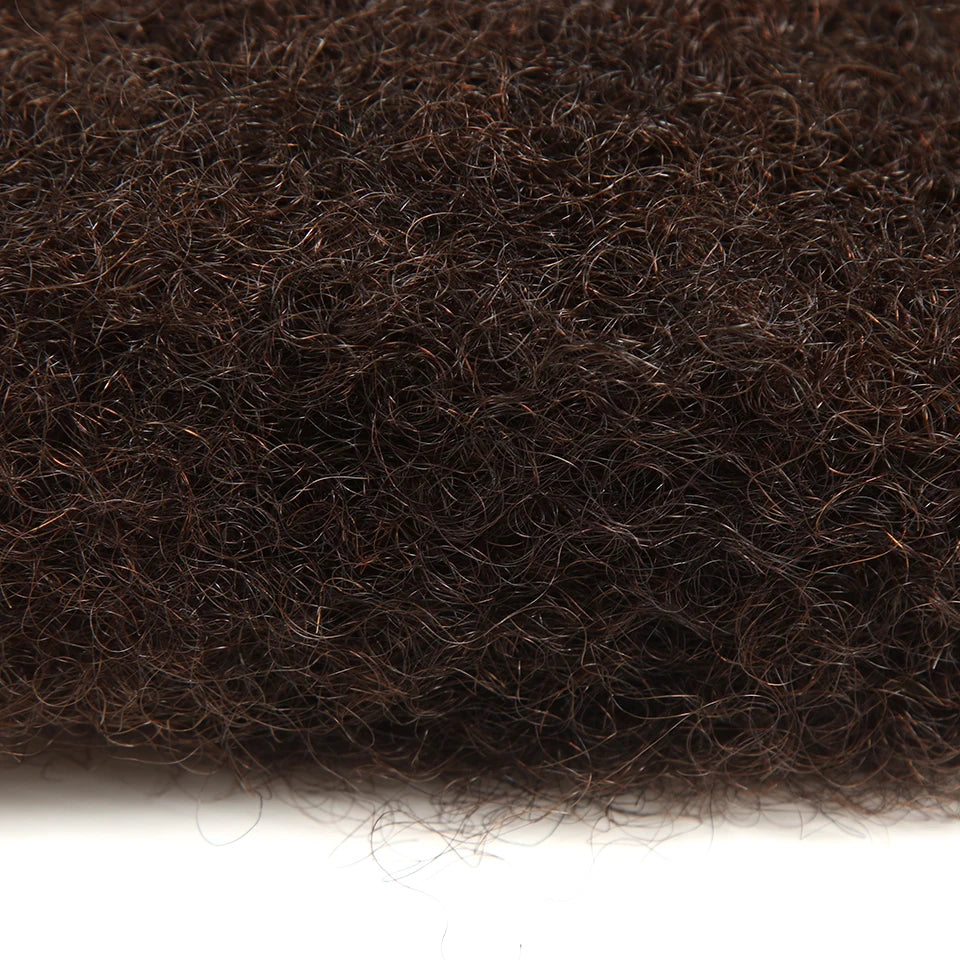 Tresses torsadées de couleur naturelle QVR, cheveux brésiliens Remy sans trame, Afro crépus, en vrac, pour tressage, 1 paquet de 50 g/pièce