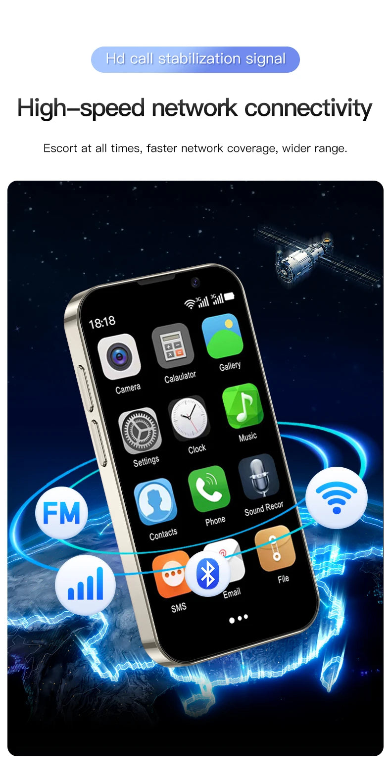 SERVO-Mini Smartphone 16SE, 16 Go, Android 9.0, Wifi, Touristes, EpiStandby Play, PR3 G, WCDMA, Petit Téléphone Portable Intelligent de 3.0 Pouces, Nouvelle Version
