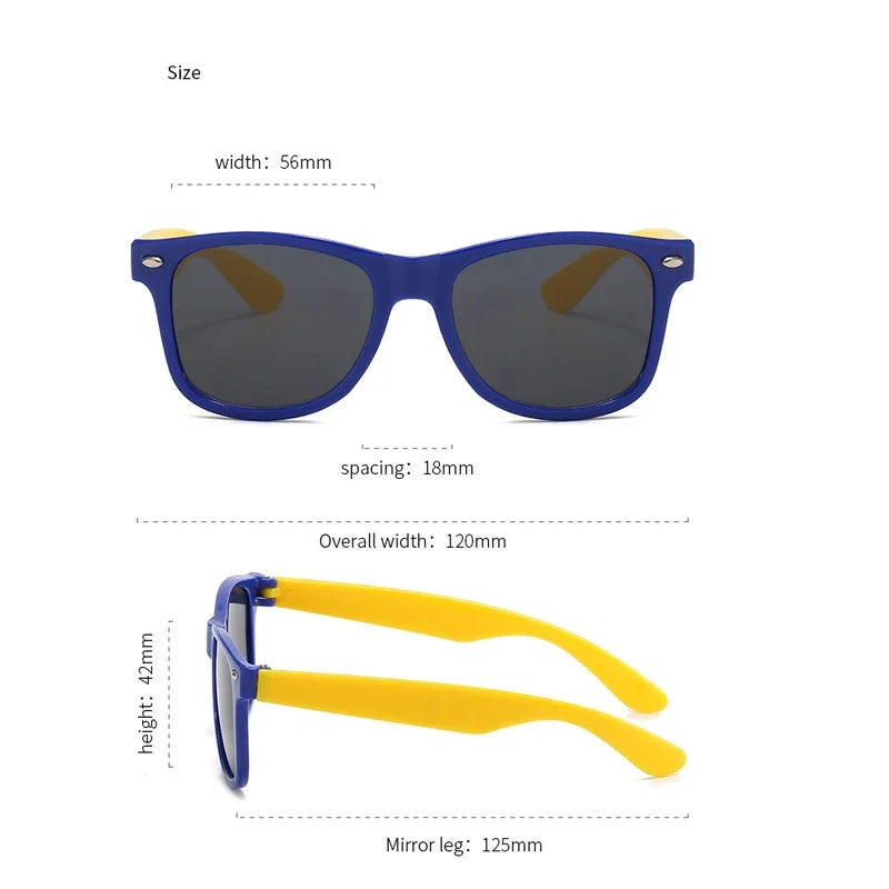 Lunettes De soleil pour enfants Non polarisées flexibles en plein air enfants lunettes De soleil été UV garçon fille Protection des yeux lunettes Gafas De Sol