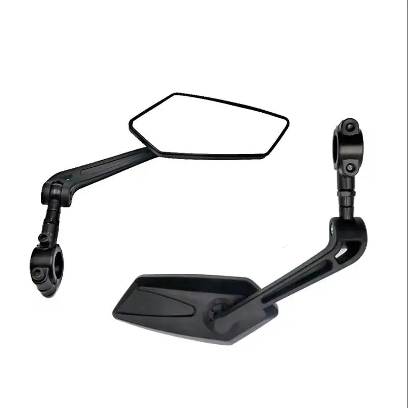 Rétroviseur de vélo VTT HD réflexion miroir batterie vélo réglable miroir accessoires d'équitation en plein air